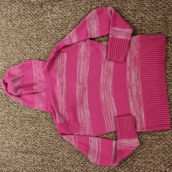 OP Hooded Pink and Gray Pullover Sweater Size XXL - Picture 6 of 6